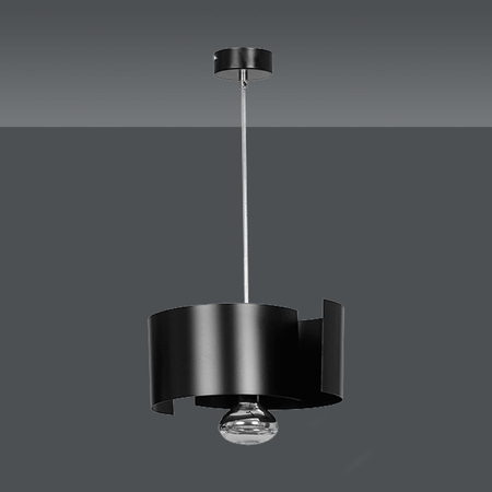 Lampa wisząca VIXON 1 BLACK Emibig 284/1 czarny