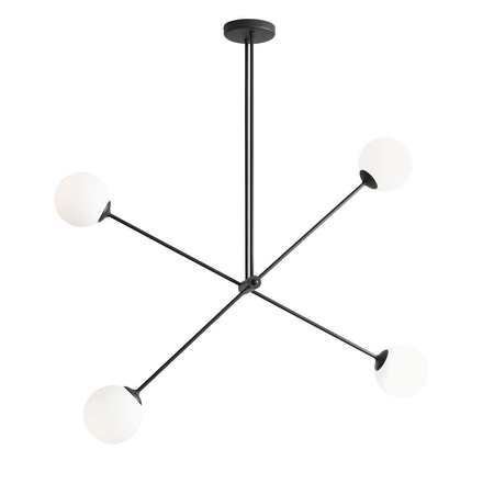 Plafon PLAFON OHIO 4 BLACK Aldex 1081PL_L1 czarny