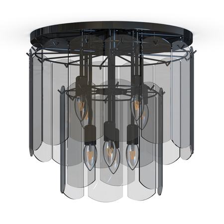 Lampa sufitowa Zuma Line MX3523-8M-EBCN NIRA LAMPA SUFITOWA CZARNA/BLACK