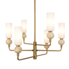 Lampa wisząca Italux Santos PND-95331-6-BRSS Mosiężny