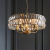 Lampa wisząca Endon Lighting Clifton 106244 mosiądz