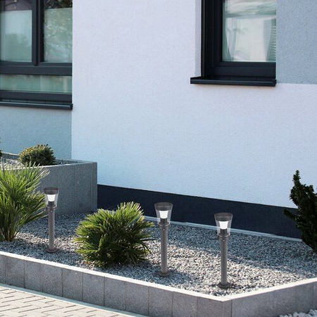 Lampa solarna Rabalux Angers 77038 popielaty