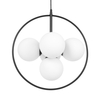Lampa wisząca Kaja INEZ K-3838 czarny, biały