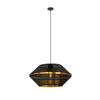 Lampa wisząca MALIA 1 Emibig 1185/1 czarny/złoty