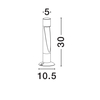 Lampa ogrodowa Luces Exclusivas CAZORIA LE75137 antracyt