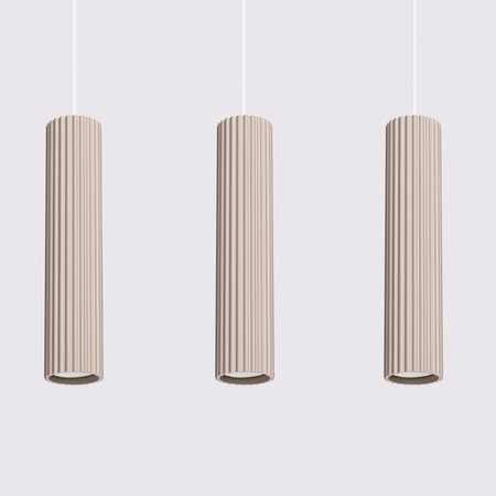 Sollux Lighting Lampa wisząca KARBON 3L taupe SL.1774