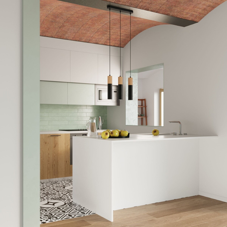 Sollux Lighting Lampa wisząca PASTELO 1 beton SL.1271
