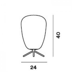 Lampa stołowa Foscarini 2440011D1-10 Rituals 1