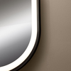 Lustro Zuma Line D2383 LUSTRO LED 70/50 CM CZARNE/BLACK