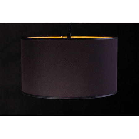 Lampa wisząca ROTO 1 BL BLACK/GOLD Emibig 184/1 czarny/złoty