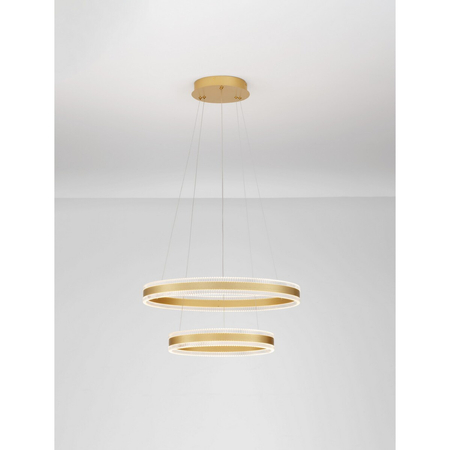 Lampa wisząca Luces Exclusivas DONTERIO LE45399 złoty i odcienie złota
