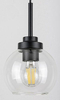 Lampa łazienkowa Rabalux Tirina 75006 czarny matowy