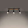 Sollux Lighting Plafon ZUCA 3 czarny SL.1297