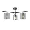 Lampa sufitowa Kaja LUNA K-5526 czarny, grafitowy, srebrny