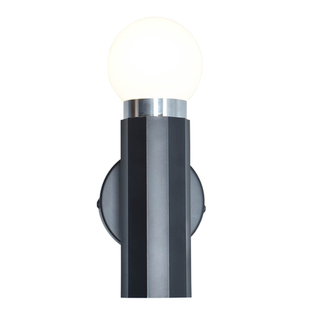 Kinkiet Italux Macera WL-33849-1-BK piaskowy czarny