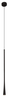 Lampa wisząca Maxlight COFFEE P0373 czarny/chrom