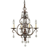 Żyrandol Elstead Lighting Chateau brązowy FE-CHATEAU4