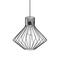 Lampa wisząca Ideal Lux 167497 Ampolla-4 SP1 Nero