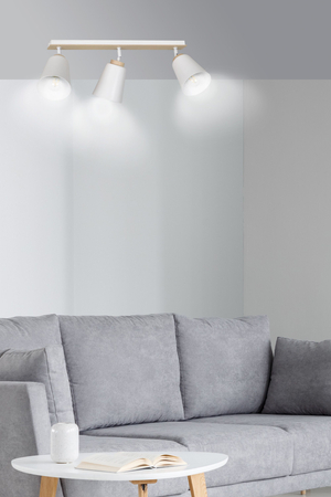 Lampa sufitowa ATLAS 3 WHITE Emibig 724/3 biały