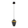 Lampa wisząca Maxlight COMETSHINE P0471 czarny/złoty