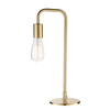 Lampa stołowa Endon Lighting Rubens 77117 mosiądz