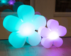 Kwiat LED Lampa solarna zewnętrzna ogrodowa przenośna 2900K Biała ciepła Ø40cm 32410S niebieski