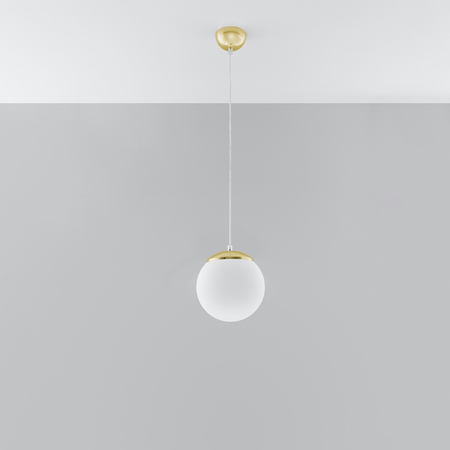 Sollux Lighting Lampa wisząca UGO 20 złota SL.0715