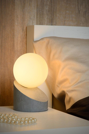Lampa stołowa Lucide LEN szary 45561/01/36