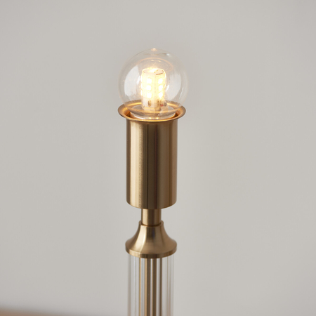 Lampa stołowa Endon Lighting Morton Rechargeable 110463 mosiądz