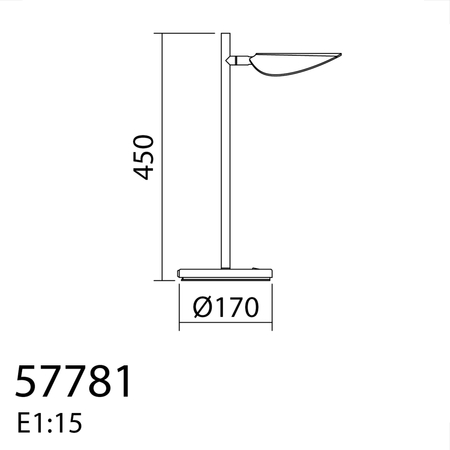 Lampa stołowa SENDA biały mat LED 7W 3000K