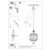Sollux Lighting Lampa wisząca CELTA czarna SL.0296