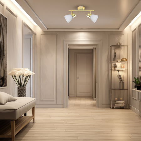 Milagro Lampa sufitowa JOTA 2xE14 ML1061 ZŁOTY