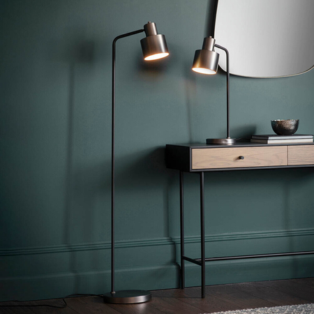 Endon Lighting Lampa podłogowa 95471 srebrny