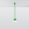 Sollux Lighting Lampa wisząca DIEGO 3 zielony SL.0582
