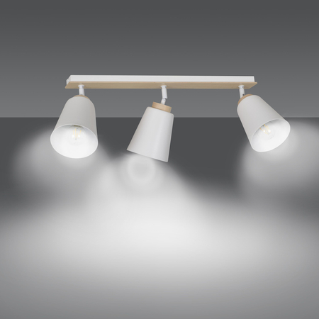 Lampa sufitowa ATLAS 3 WHITE Emibig 724/3 biały