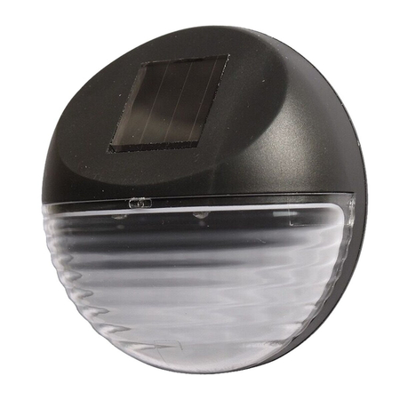 Eko-Light Lampa Solarna Wall 6000K IP44 EKO0606 CZARNY