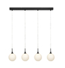 Lampa wisząca Markslöjd QUATTRO 107762 biały/czarny