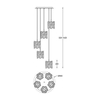 Lampa wisząca Zuma Line P0509-05D-B5AC Froze