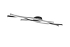Lampa sufitowa Trio 641210305 czarny/srebrny