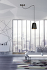 Lampa wisząca LINK 1 BLACK / GOLD Emibig 455/1 czarny/złoty