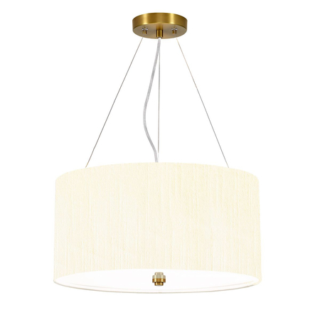 Lampa wisząca Elstead Lighting Pearce mosiądz DL-PEARCE18-3LT-IV-AB