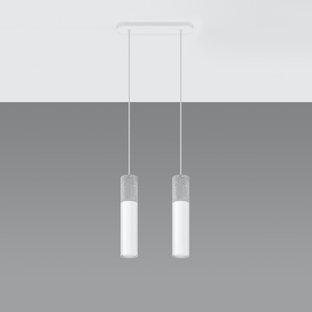 Sollux Lighting Lampa wisząca BORGIO 2 biały SL.0648