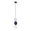 Lampa wisząca Italux PND-59779B-1S-MLTI Czarny, szary, niebieski