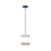 Lampa wisząca CEZAR Kaja K-5270 biały/beżowy