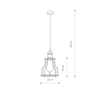 Lampa wisząca Nowodvorski 6336 Workshop B design