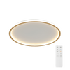 Plafon LED okrągły złoty Abigali 500*45mm 36W - trzy barwy, ściemnialny - Pilot
