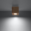 Sollux Lighting Plafon QUAD naturalne drewno SL.0493