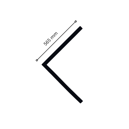 Lampa LED Hexagon Blaupunkt 19,2W panel sufitowy led 4000K CRI90 w kształcie strzałki