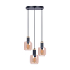 Lampa wisząca DOKA Kaja K-5267 czarny/złoty
