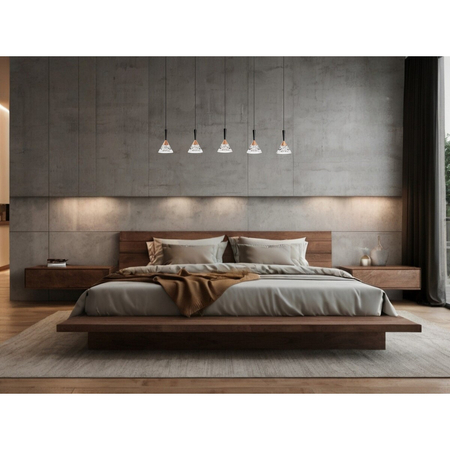 Lampa wisząca Luces Exclusivas LE44216 czarny, złoty i odcienie złota